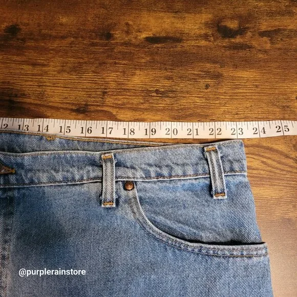Vtg Levi's Jeans 48x30 Measures 46x30 Relaxed 540 Orange Tab Medium Light Wash